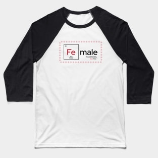 Iron Woman Baseball T-Shirt